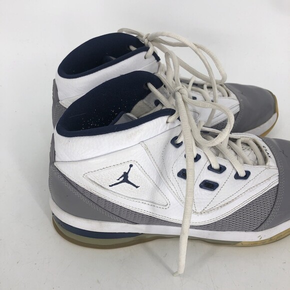 Nike Air Jordan Men XV 1.5 Gray Lace Up Mid Top Team Athletic Shoes Size US 8.5